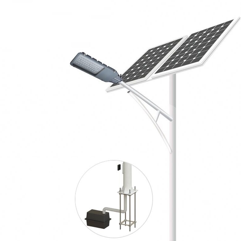 SPLIT SOLAR STREET LIGHT GEL BATTERY